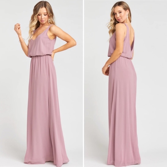 Show Me Your MuMu Dresses & Skirts - SHOW ME YOUR MUMU | Kendall Chiffon Maxi Rose XL